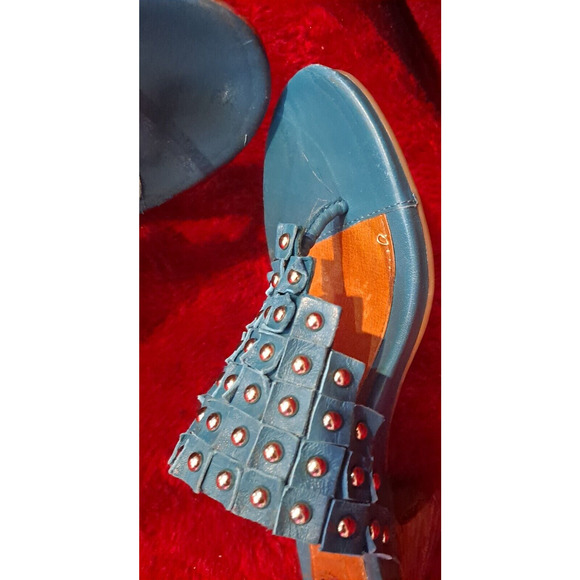 Söfft Clogs Wedges Sexy Gold Studded Pumps High Heels Women's Shoes Sz 7.5M - Picture 10 of 13